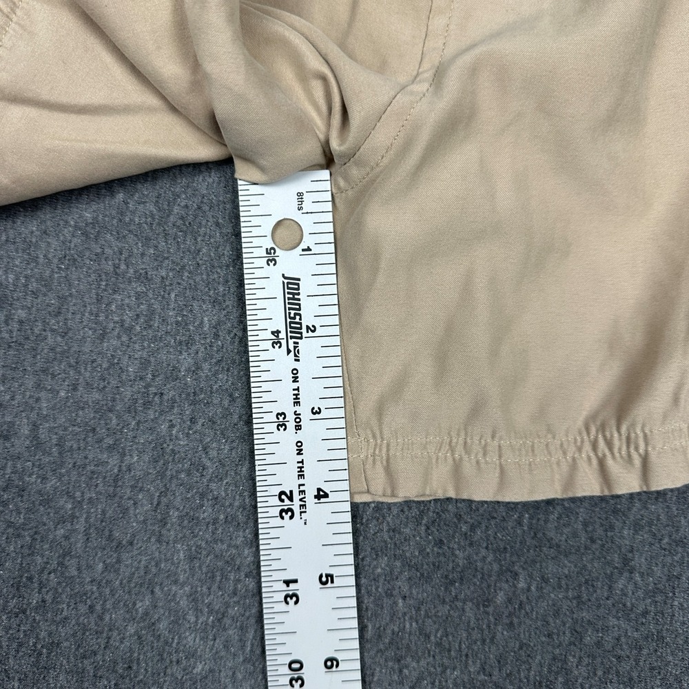 Civil Regime Mens Medium Mesh Lined Hybrid Shorts Sand Beige Track Swim Trunks M - Picture 9 of 11